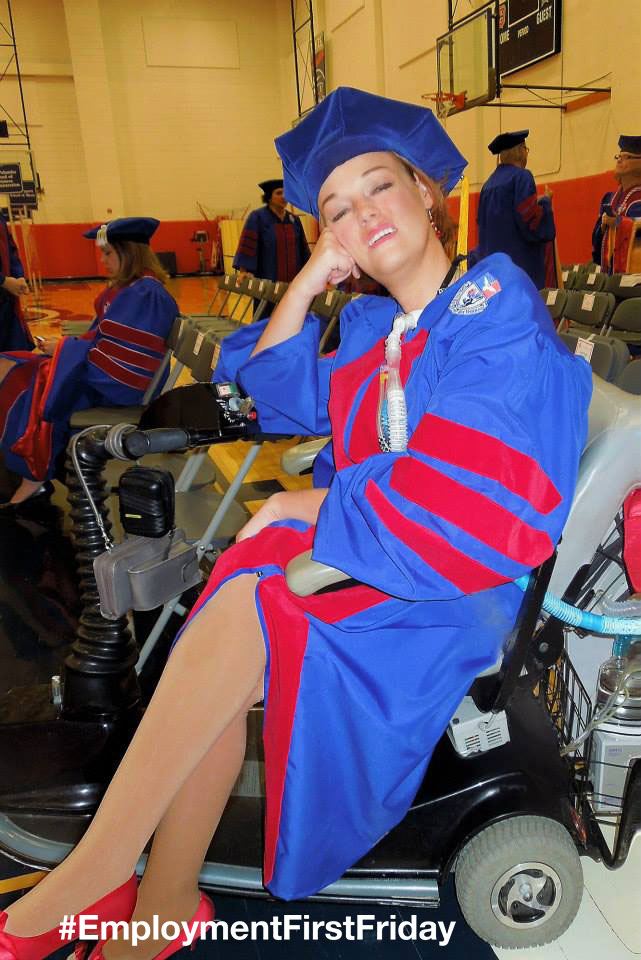 Josie Badger at graduation